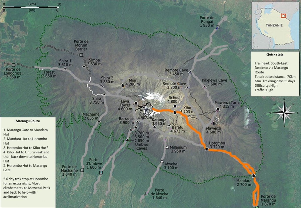 Marangu-Route-Map