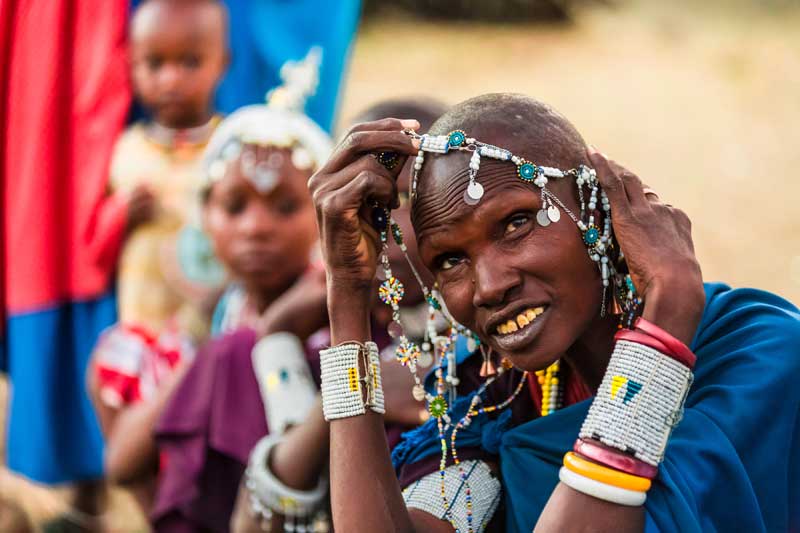 Maasai-Woman-Jewelry