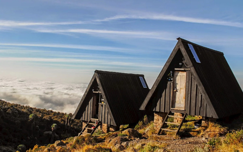 Hut accommodation on the Marangu Route