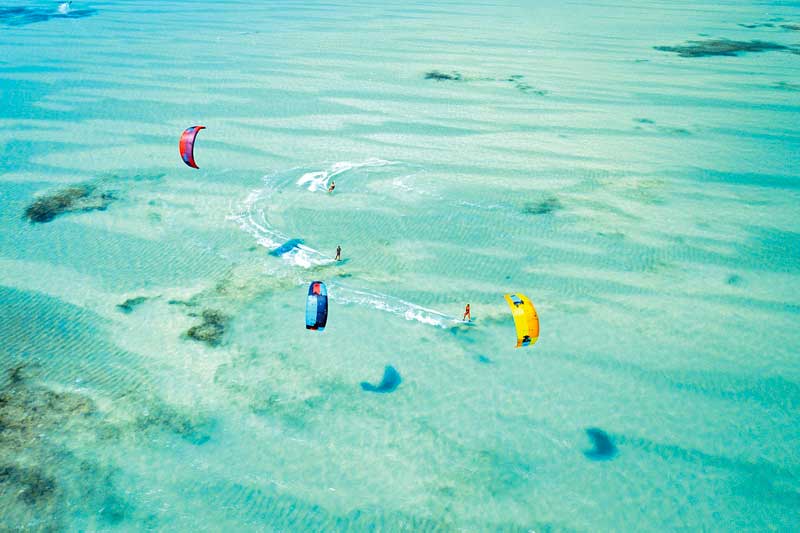 kite-surfing-zanzibar Paje Beach