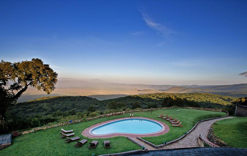 Sopa Lodge Ngorongoro Crater Pool Views