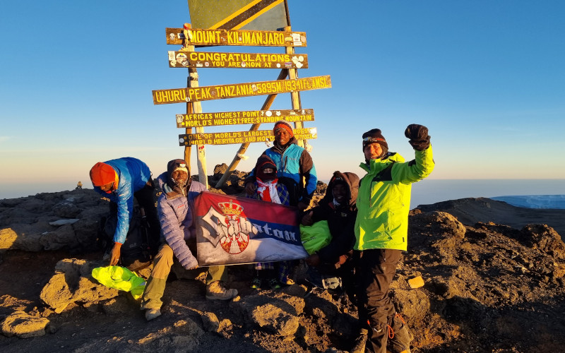 Ognjen Živković kilimanjaro summit