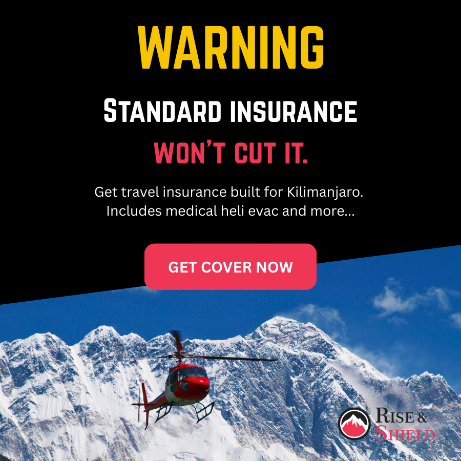 Rise & Shield - Kilimanjaro Trek Insurance - Quote Rise & Shield - Kilimanjaro Trek Insurance - Quote